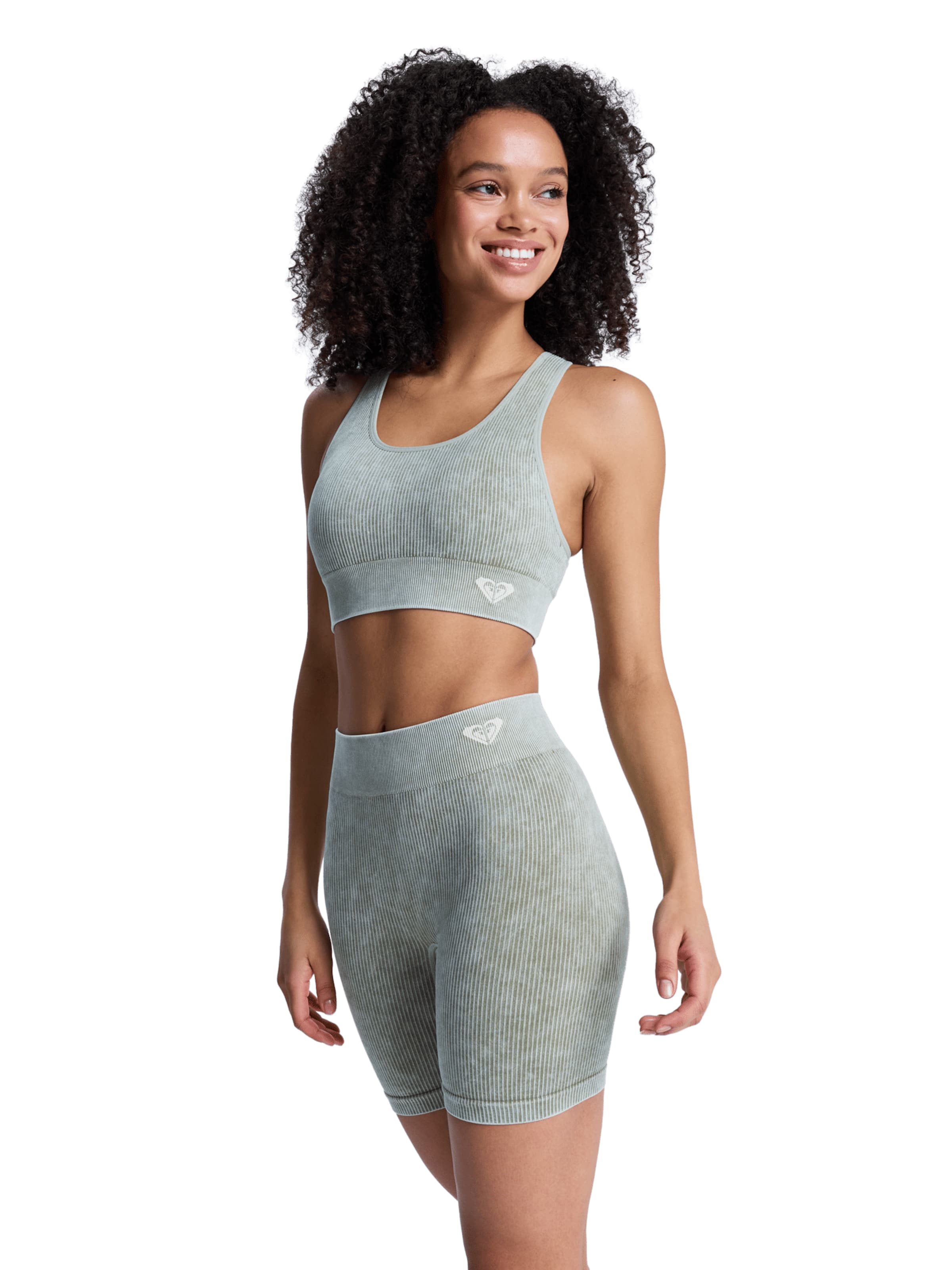 Skinny Pantalon de sport 'Chillout' ROXY en vert