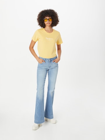Pepe Jeans T-shirt 'Wendy' i gul