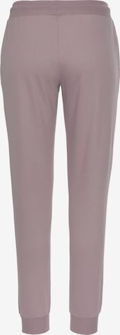 LASCANA Tapered Pants in Grey