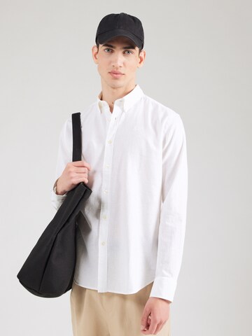 La Martina - Regular Fit Camisa em branco: frente
