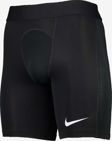 NIKE Skinny Sportunterhose in Schwarz