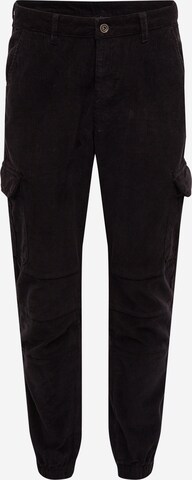 Pantalon cargo Urban Classics en noir : devant