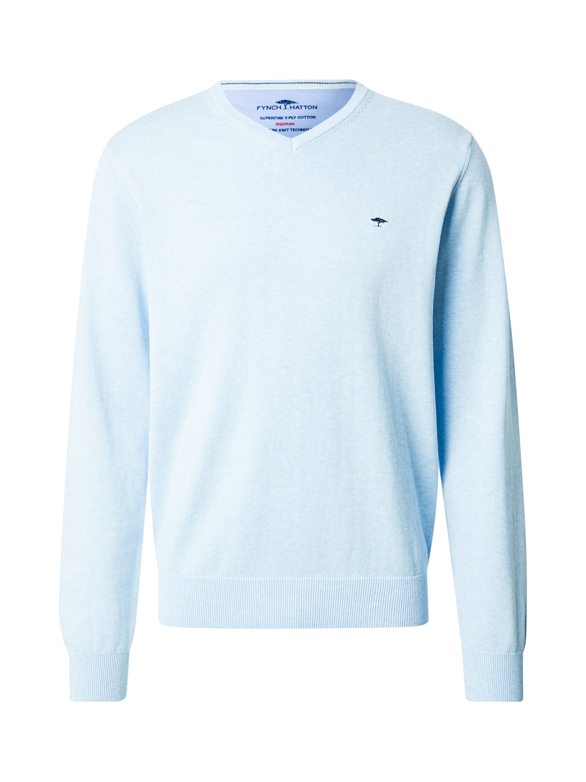 FYNCH-HATTON Svetr – modrá: přední strana