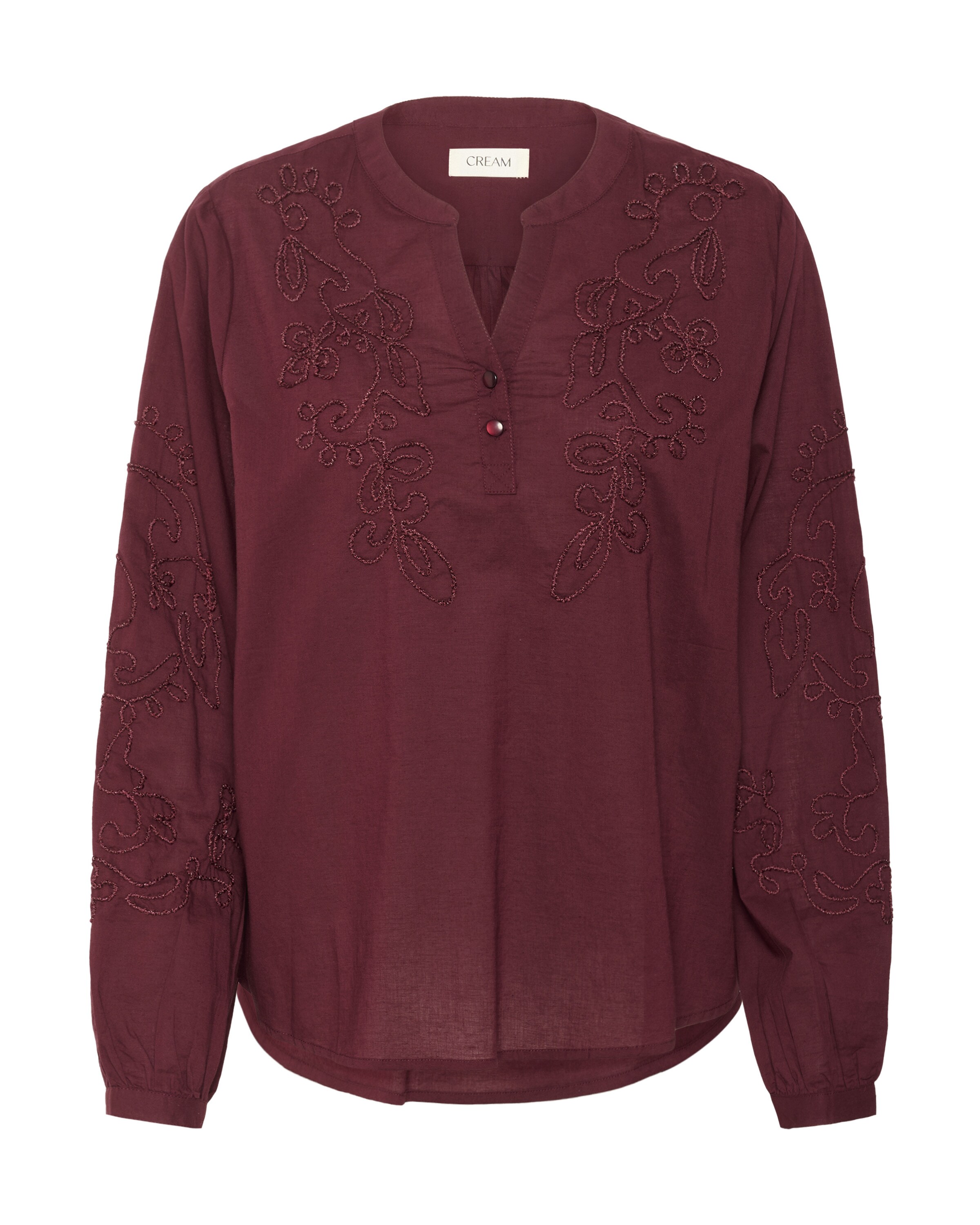 Cream Bluse 'CRVia' i lilla: forside