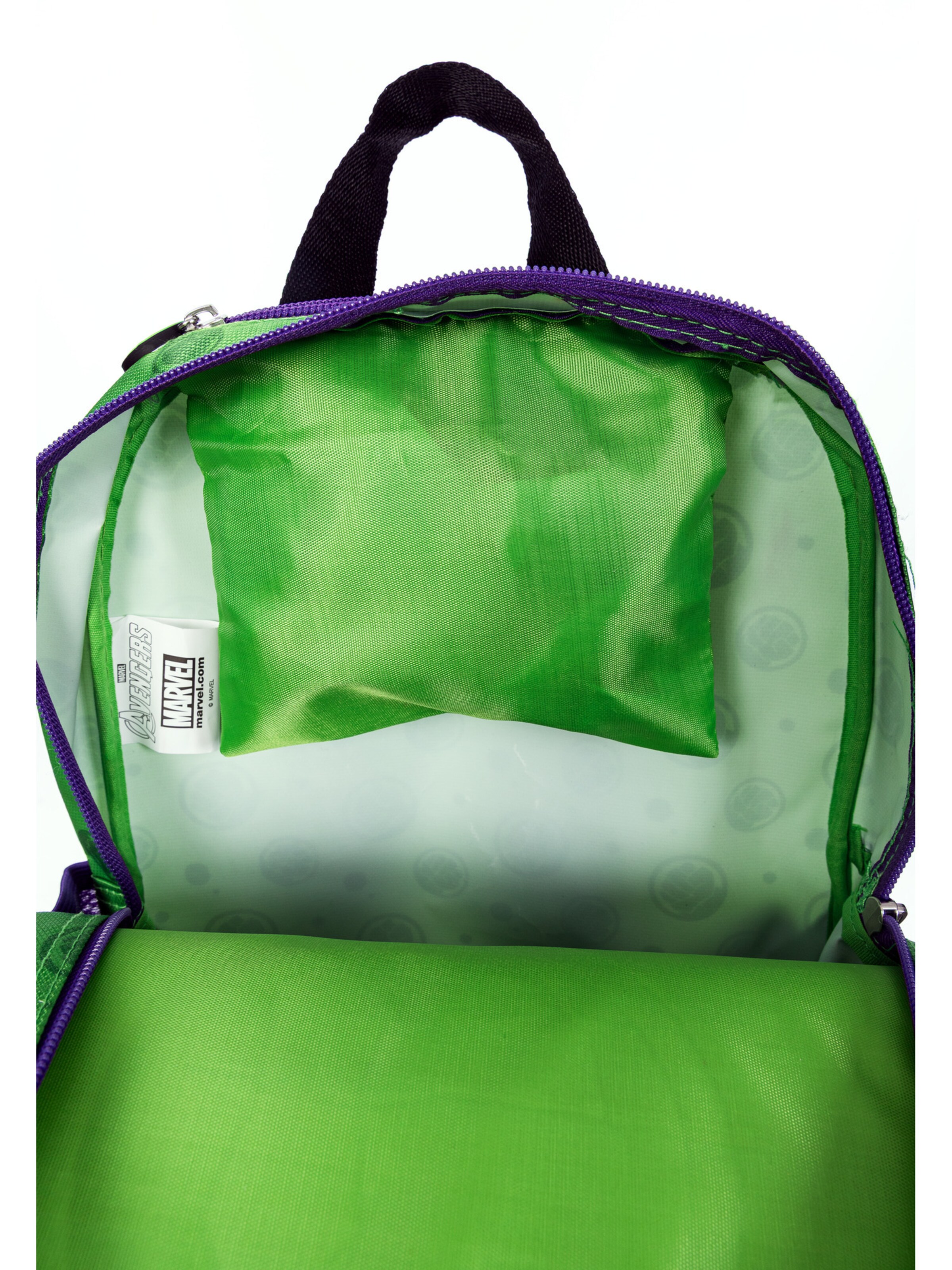 marvel Rucksack 'Hulk Go!-Hooded' in Grün