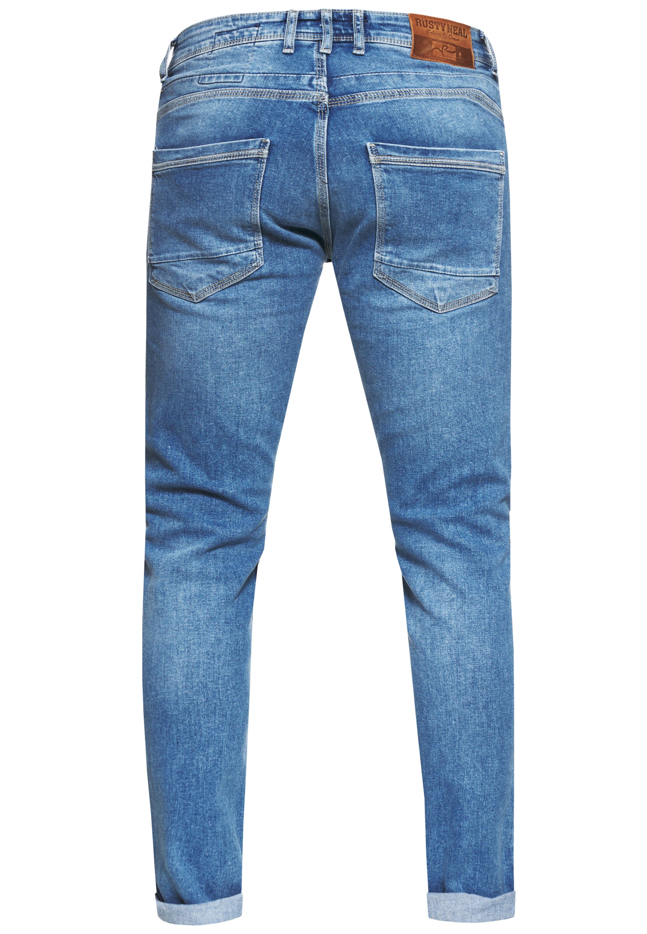 Rusty Neal Slimfit Jeans 'MELVIN' in Blauw
