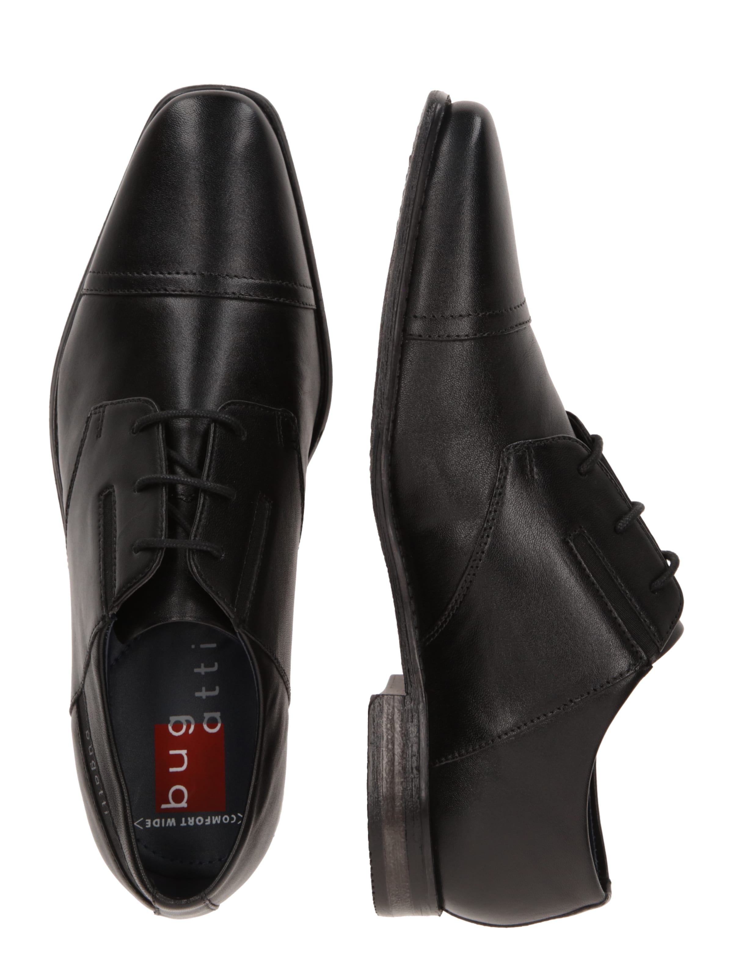 bugatti Schnürschuh 'Armo' in Schwarz