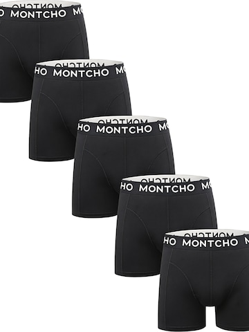 Montcho Boxershorts 'Dazzle' in Zwart: voorkant