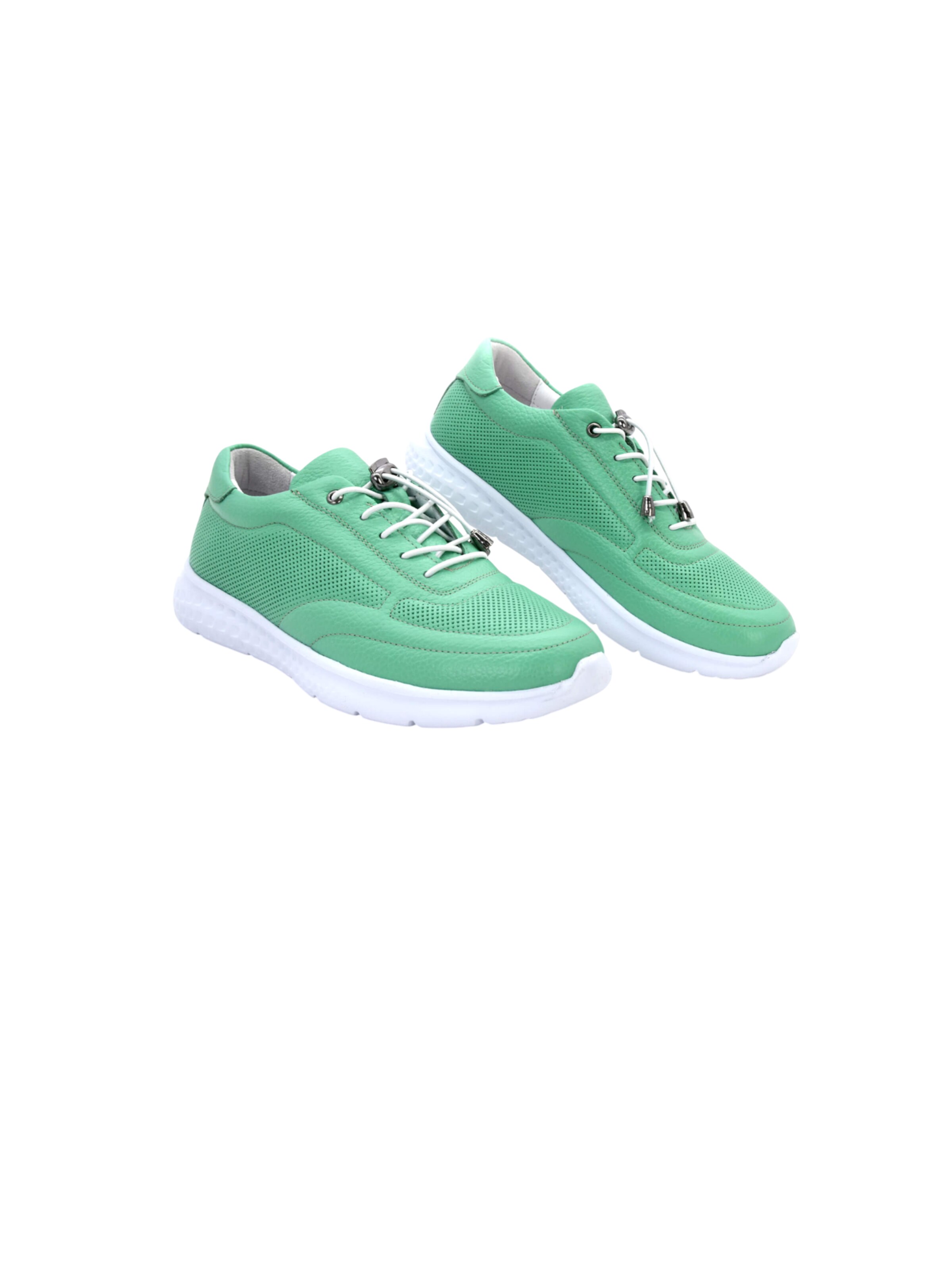 Scarpa stringata sportiva di Love Ballerins in verde