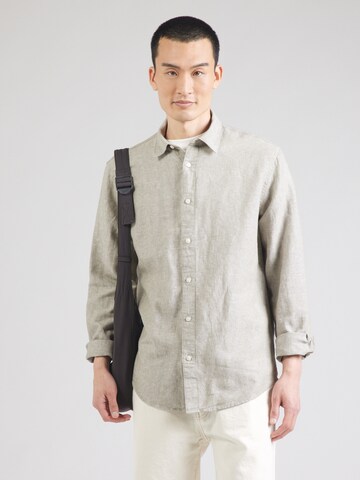 SELECTED Regular Fit Paita 'SLHLEROY' värissä harmaa: etupuoli