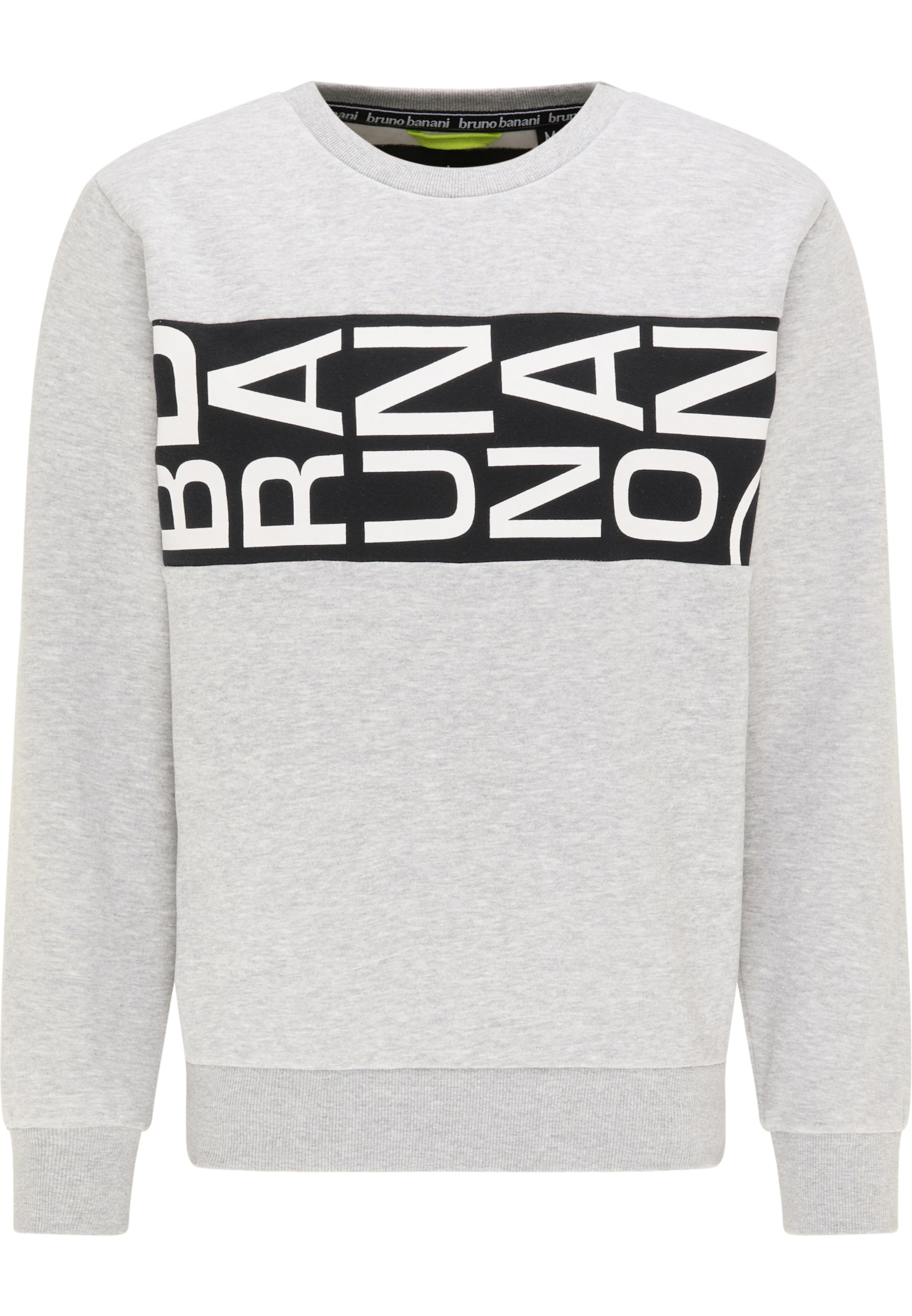 Bruno Banani Sweatshirt 'Richardson' in Grey: front