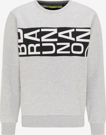 BRUNO BANANI Sweatshirt 'Richardson' in Grijs: voorkant