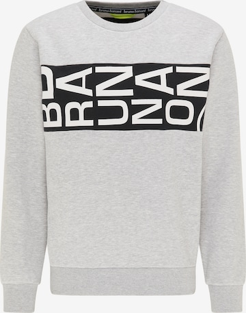 BRUNO BANANI Sweatshirt 'Richardson' in Grey: front