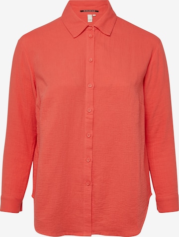 QS Blouse in Oranje: voorkant