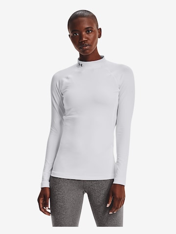 Base layer 'Cold Gear' di UNDER ARMOUR in bianco: frontale