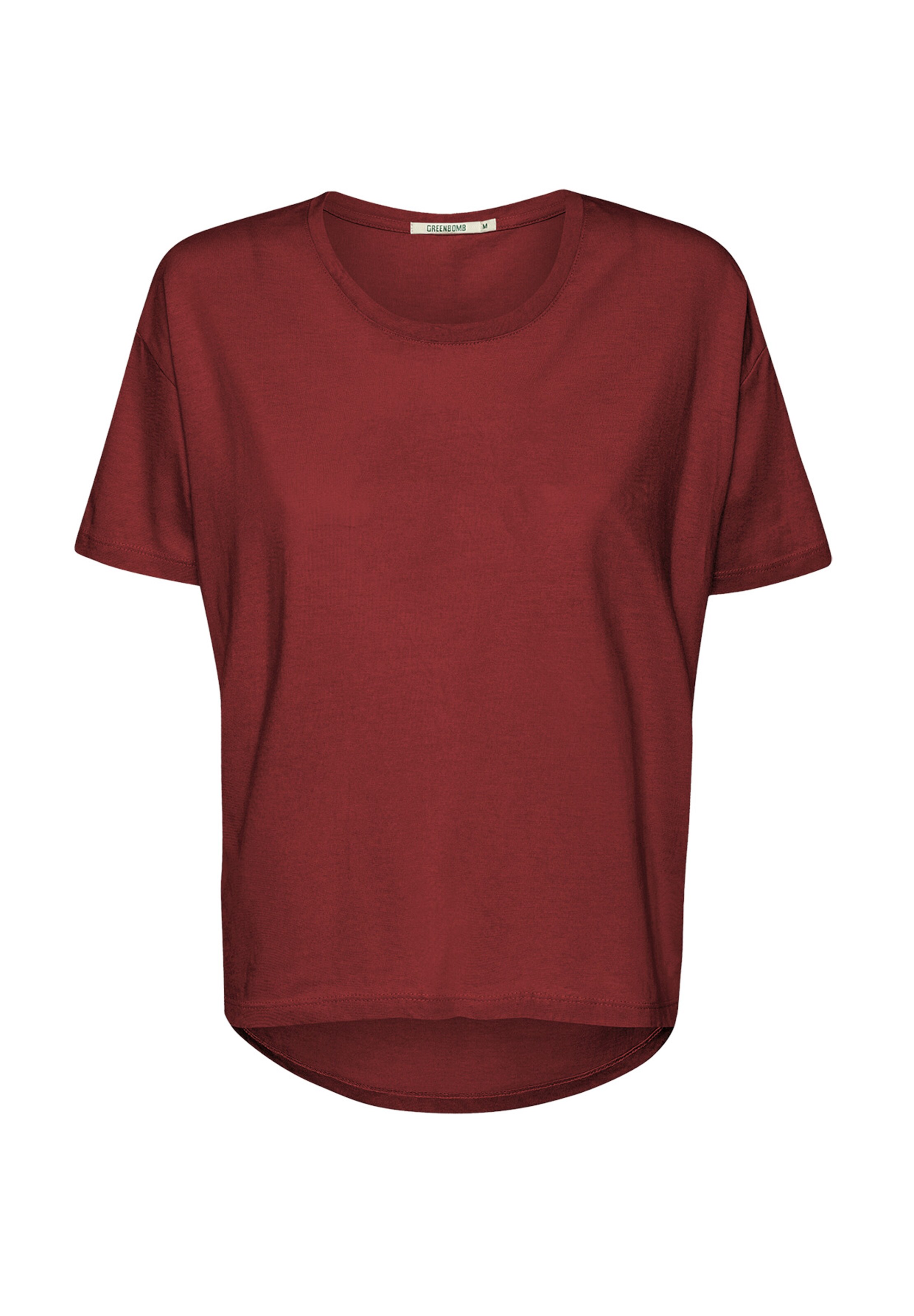 GREENBOMB Shirt 'Feel' in Red: front