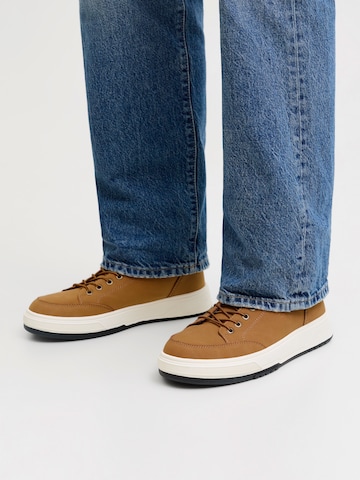 JACK & JONES Μπότες με κορδόνια 'JFWEDMUND' σε κίτρινο