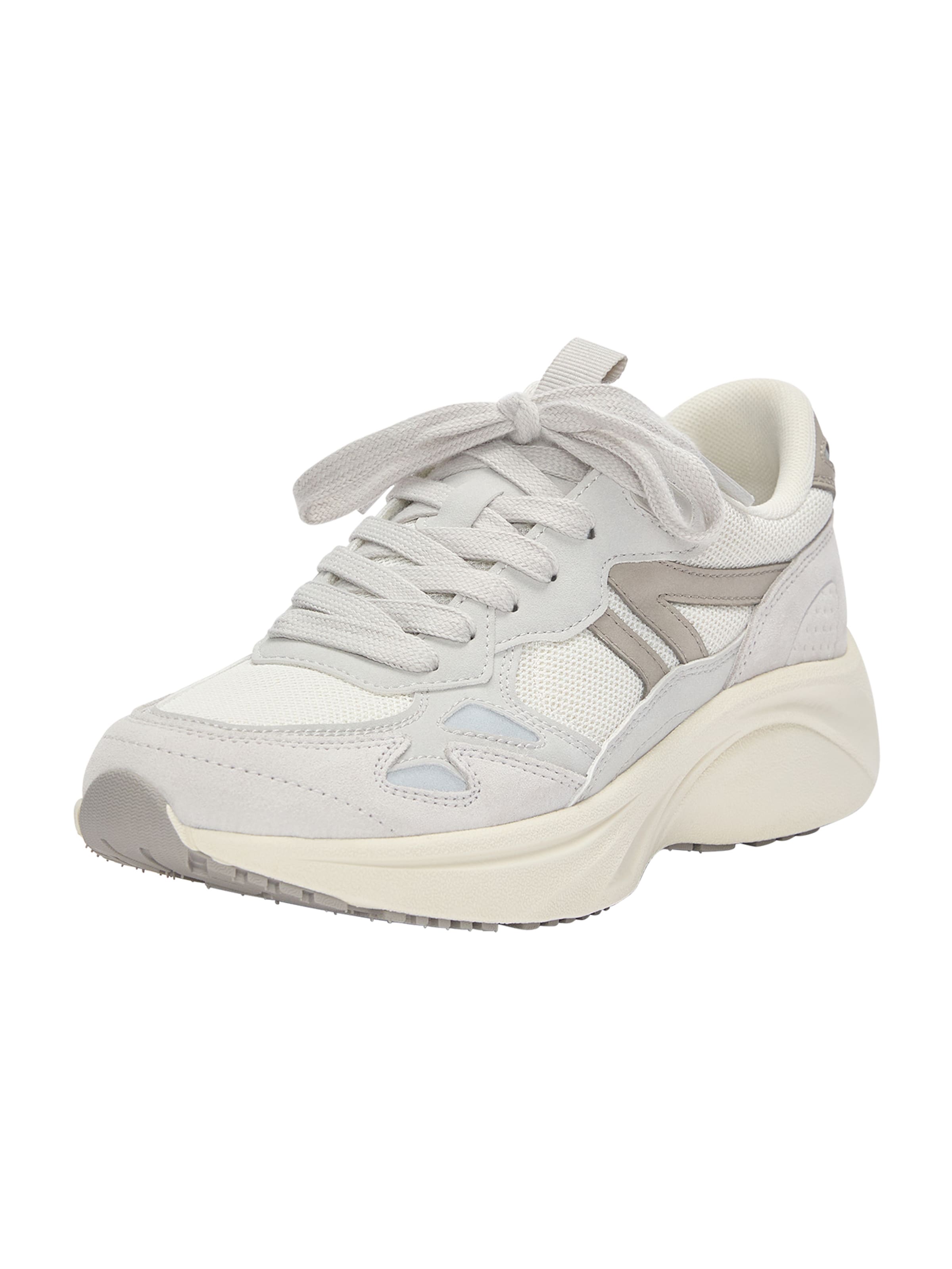 Pull&Bear Ниски маратонки в кремаво / светлобежово / тъмнобежово, Преглед на продукта