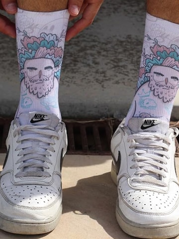 Surf Monkey - Calcetines deportivos en blanco