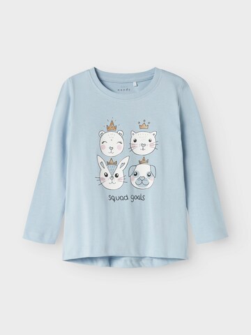 NAME IT Shirt 'NMFViolet' in Blau