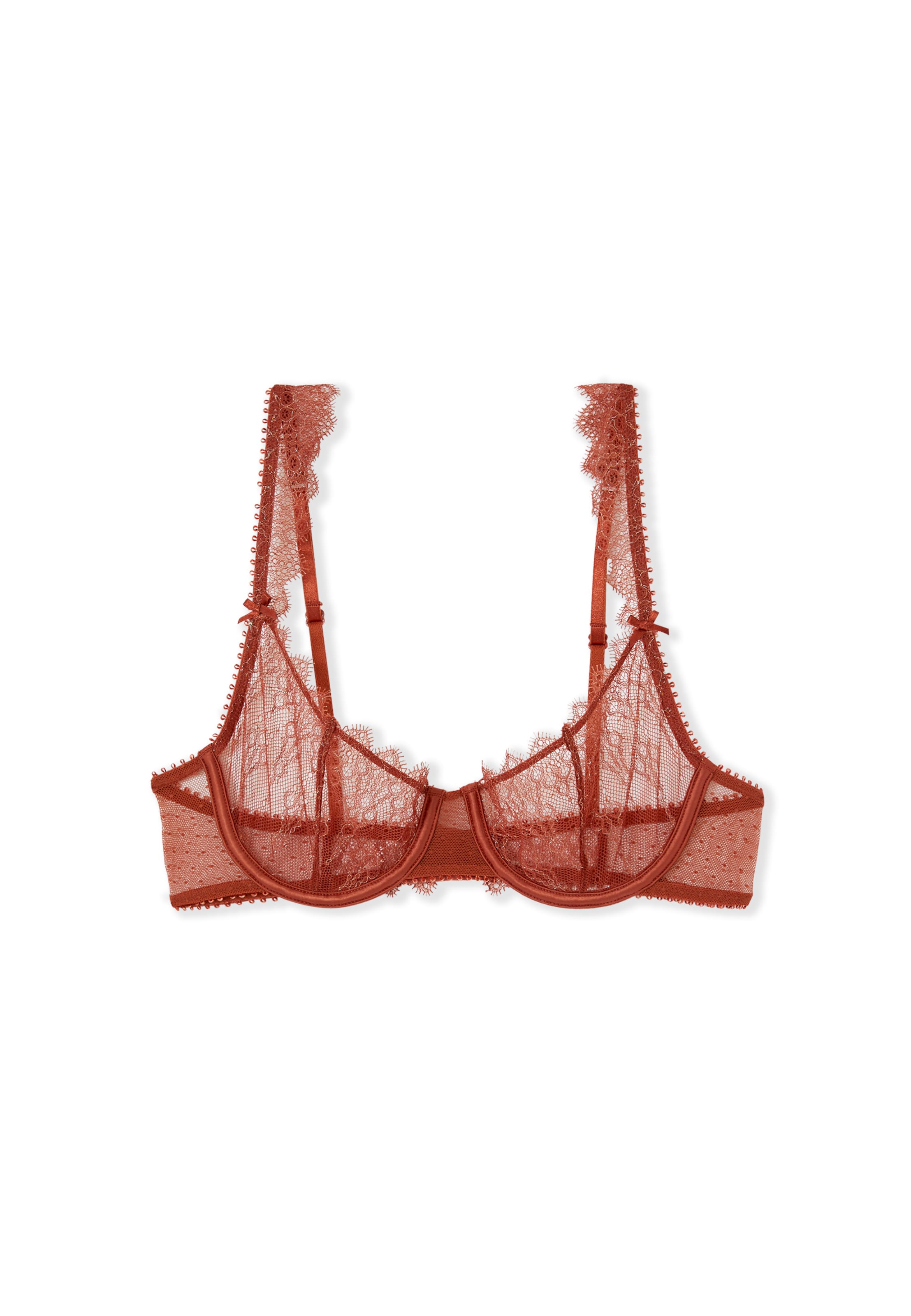 ETAM Balconette Bra 'Gamme' in Brown: front