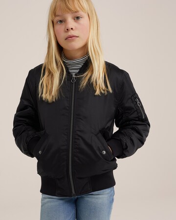 WE Fashion Jacke in Schwarz