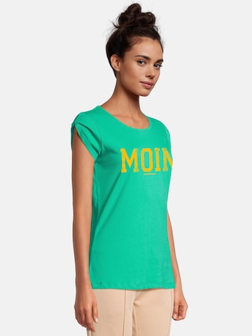 T-shirt 'Biike - Moin' salzhaut en vert