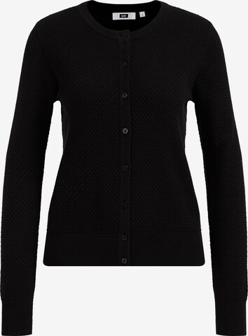 Cardigan WE Fashion en noir : devant