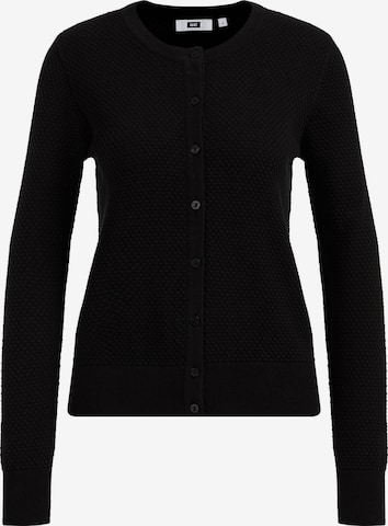 WE Fashion Knit Cardigan in Black: front