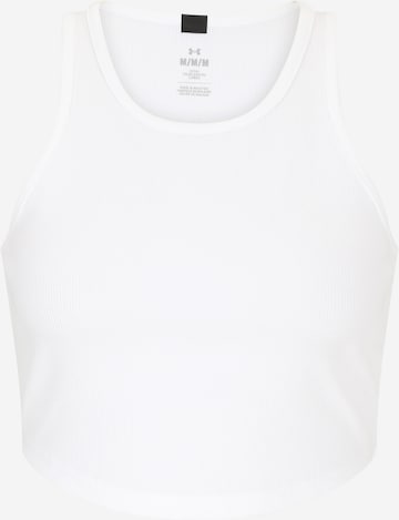 Haut de sport 'Rival' UNDER ARMOUR en blanc : devant