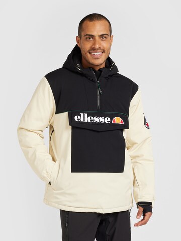 ELLESSE Športna jakna 'Castrozza' | črna barva: sprednja stran