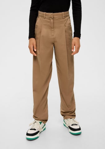 s.Oliver Wide leg Pants in Brown: front