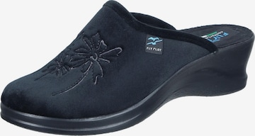 FLY FLOT Hausschuh in Schwarz: Vorderseite