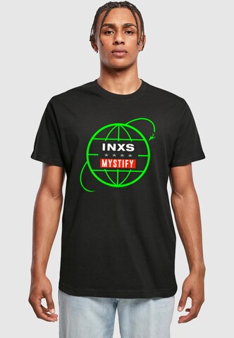 T-Shirt 'INXS - Mystify Globe Art' Merchcode en noir : devant