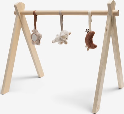 Jollein Babygym-Spielzeug 'Woolly' in OneSize in beige / braun / taupe / weiß, Produktansicht