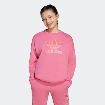 ADIDAS ORIGINALS Sweatshirt in Pink: Vorderseite