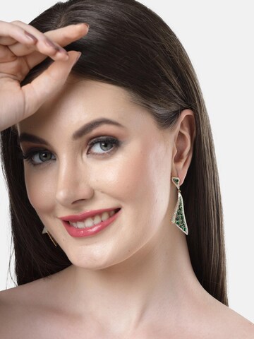 Boucles d'oreilles 'Sofiaette' AVANT-GARDE PARIS en vert