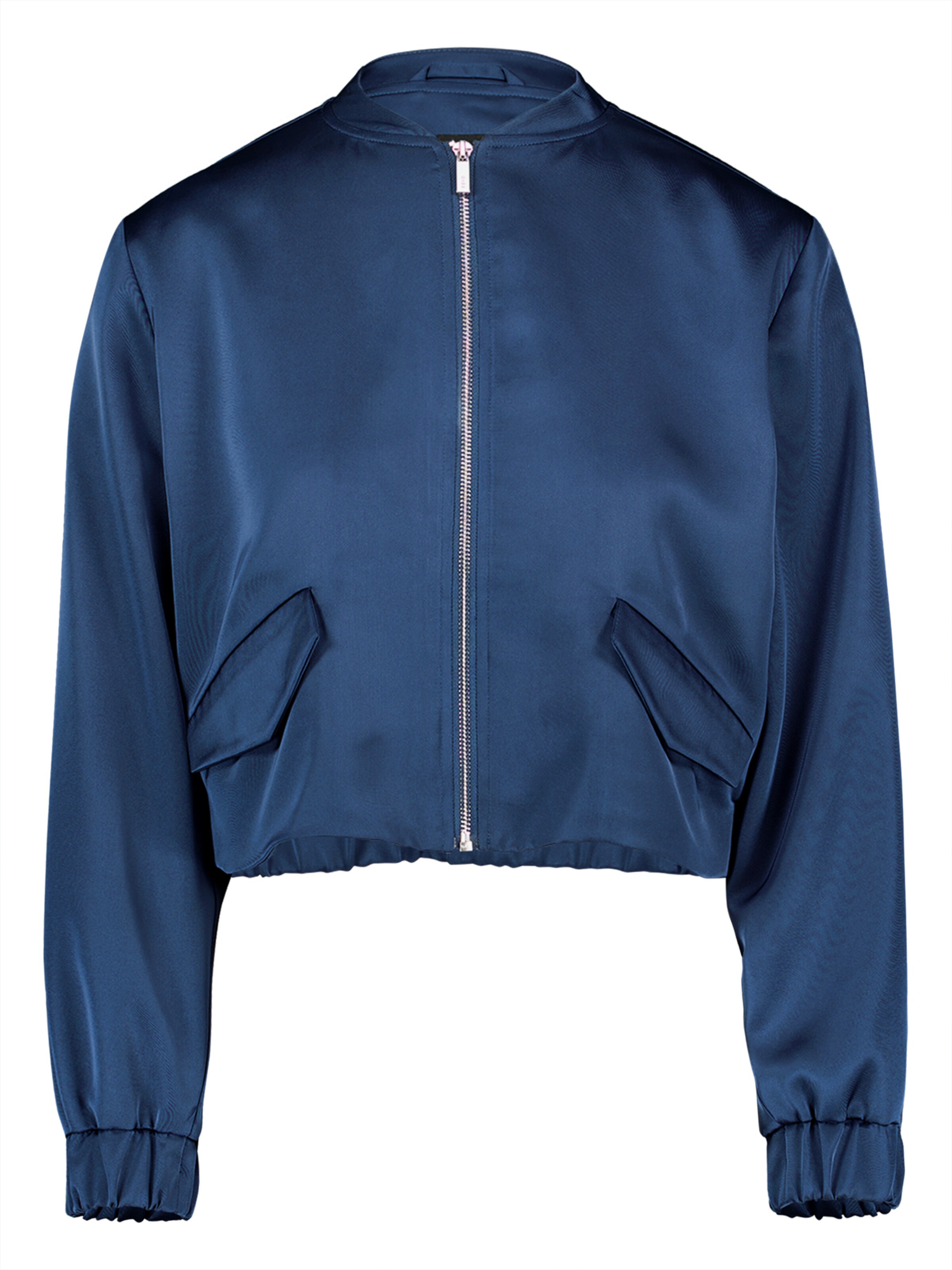 Giacca di mezza stagione di zero in blu: frontale