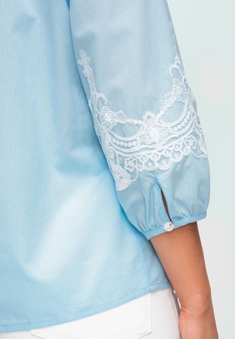 Ombre Blouse in Blue