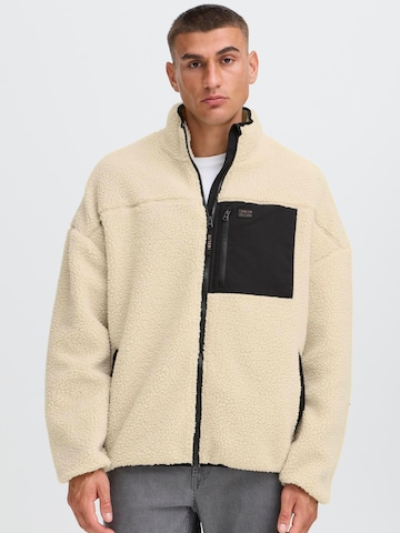 !Solid Fleece jacket 'MCWALTHER' in Beige: front