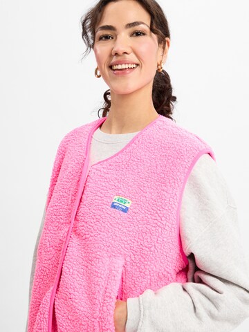 AMERICAN VINTAGE Bodywarmer ' Hoktown ' in Roze