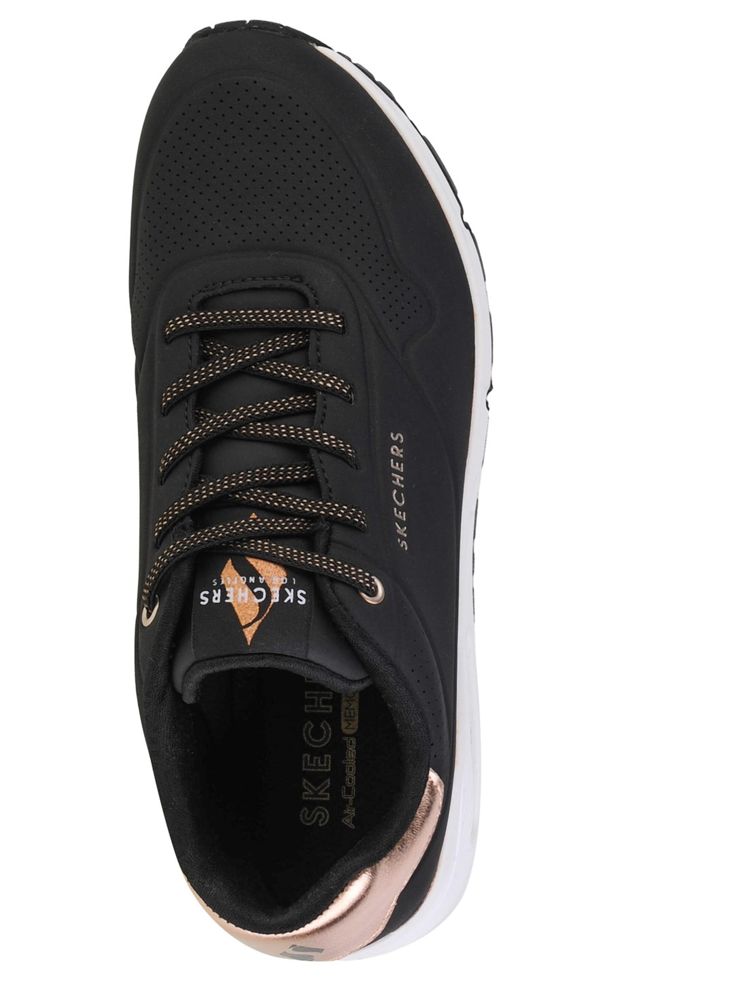 SKECHERS Platform trainers 'Skechers Uno-Shimmer Away' in Black