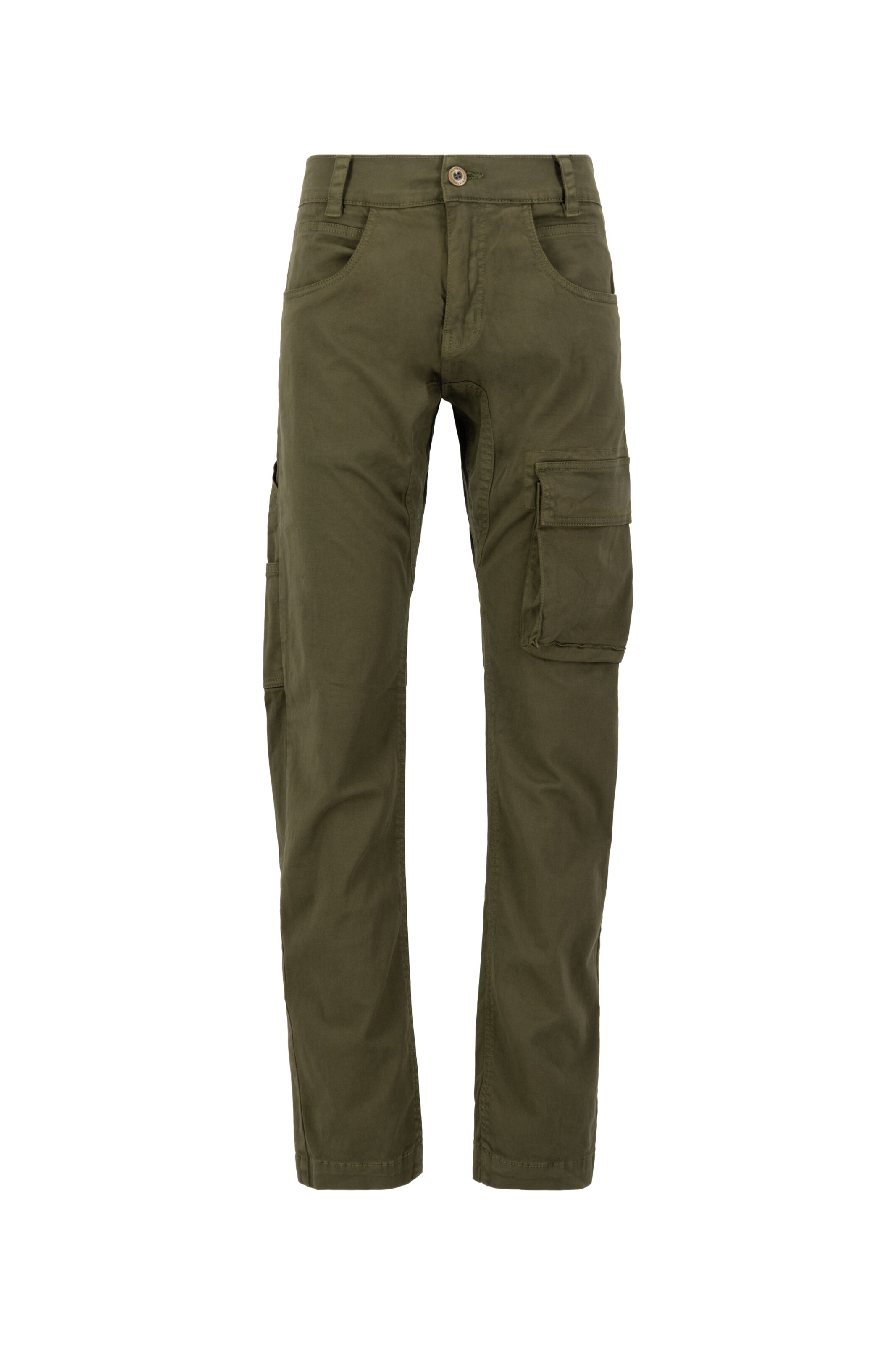 Regular Pantalon cargo ALPHA INDUSTRIES en vert : devant