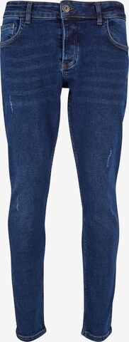 2Y Premium Slimfit Jeans in Blauw: voorkant