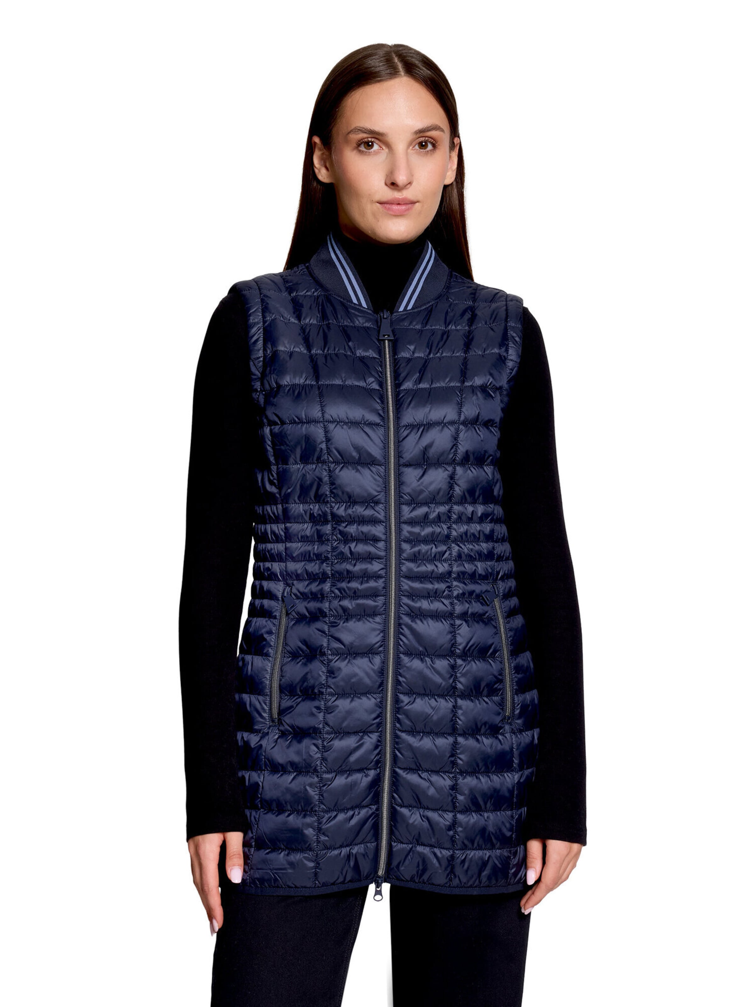 Veste mi-saison Betty Barclay en bleu : devant