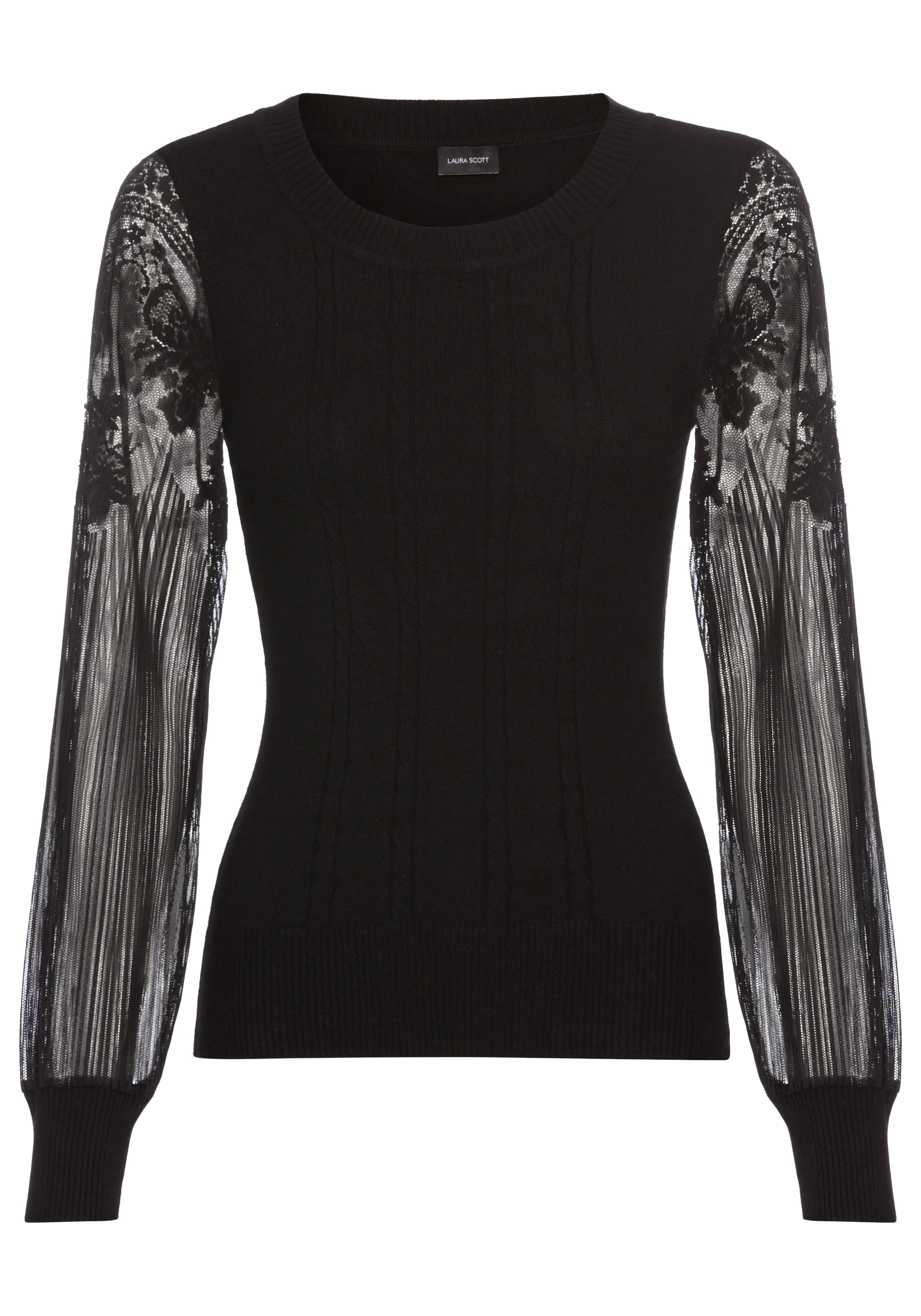 LAURA SCOTT Pullover in Schwarz: Vorderseite