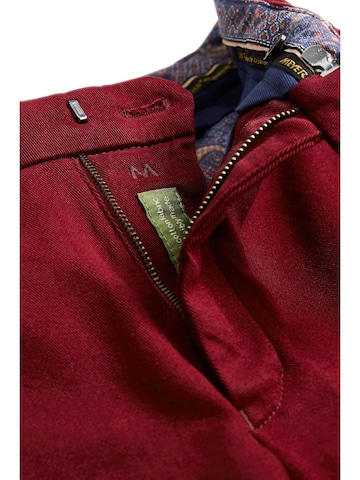 Regular Pantalon chino 'Bonn 2-8616' MEYER en rouge