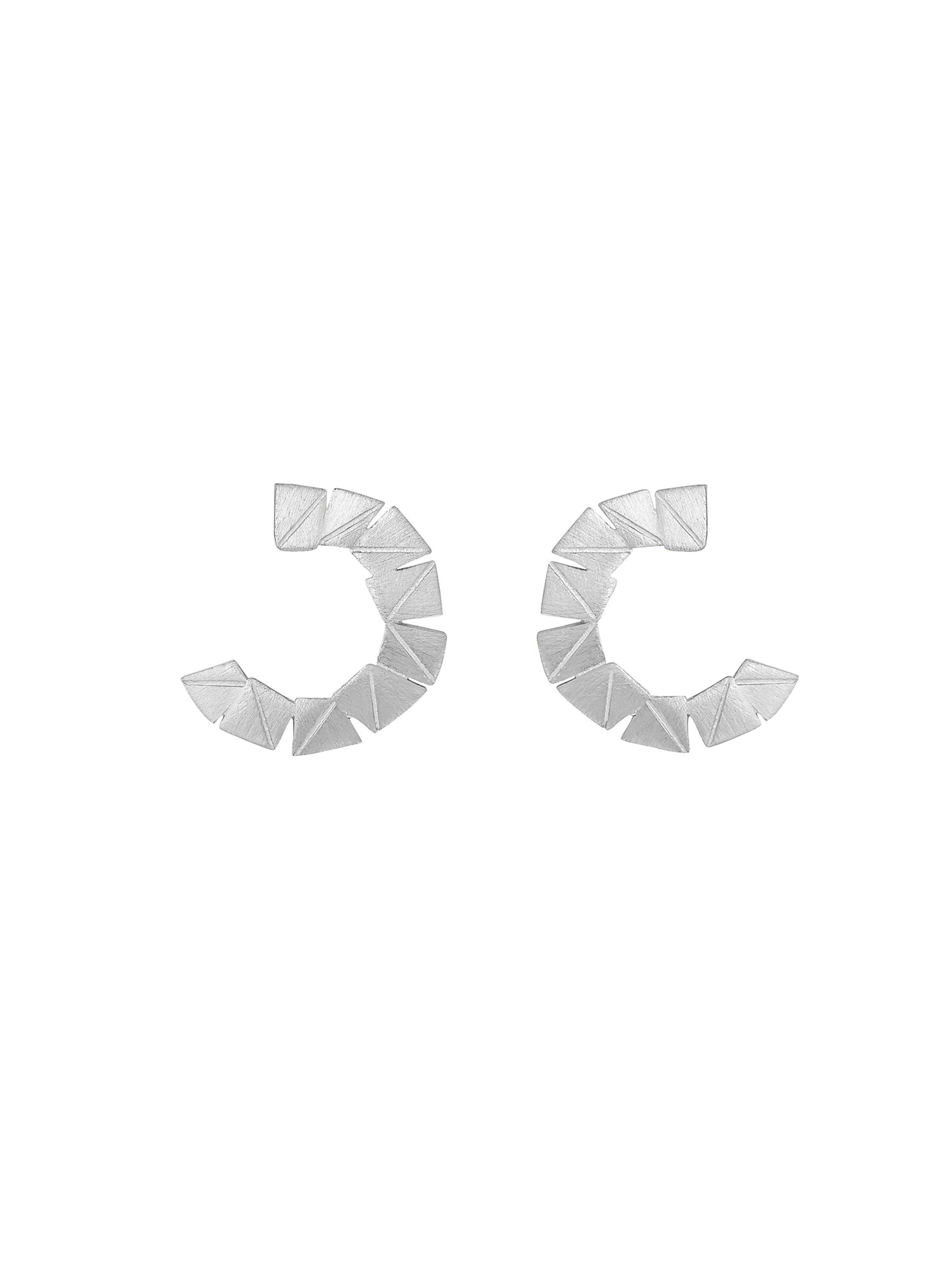 Heideman Ohrschmuck 'Partis' in Silber: Vorderseite