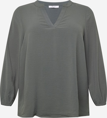 ABOUT YOU Curvy Blouse 'Dana' in Groen: voorkant