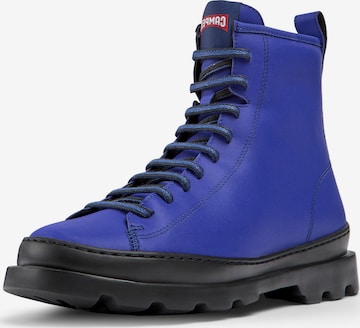 CAMPER Lace-Up Ankle Boots 'Brutus' in Blue: front